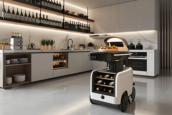 一体式伺服电机在送餐机器人中的实际应用