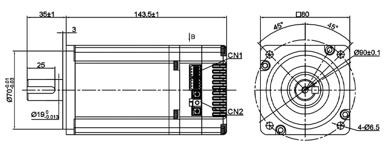 BFIDC80-C148A1直流伺服一体机 BFIDC80-C148A1直流伺服一体机